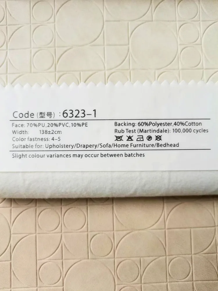 New Product Double Color Classic Pattern PVC Leather For Car Seat Luggage Leather