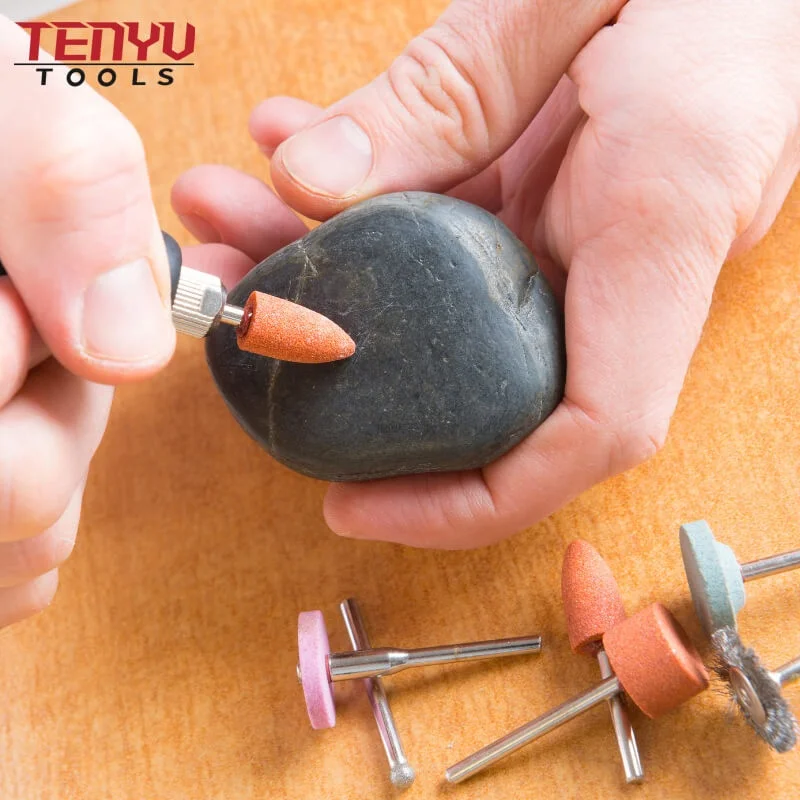 Abrasive Mounted Stone Rotary Tool Grinding Wheels Bit Set For Dremel
