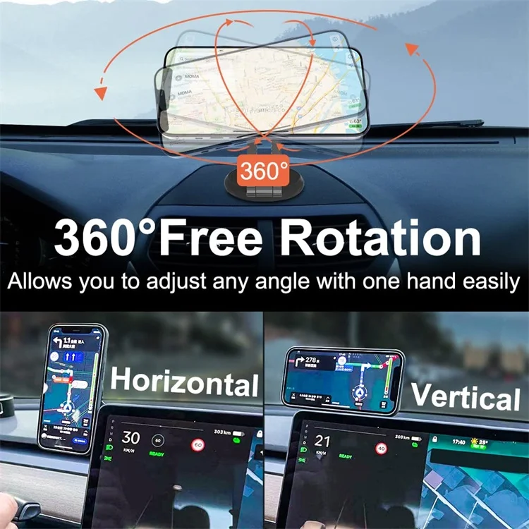 Super Strong Magnetic Holder Car Phone 360 Degree Universal Car Mount Phone Stand