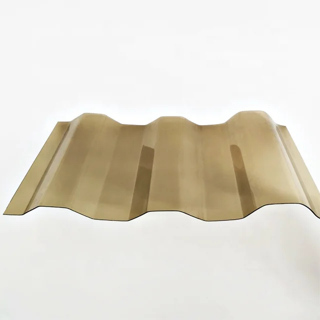 roofing material uv treated polycarbonate corrugated sheet