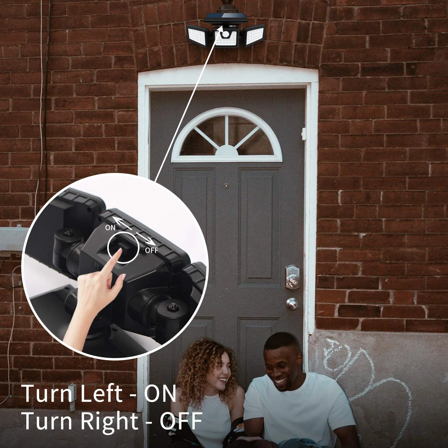 
70 LED Outdoor Wireless Waterproof Motion Sensor Solar Light for Garden Solar Wall Light 