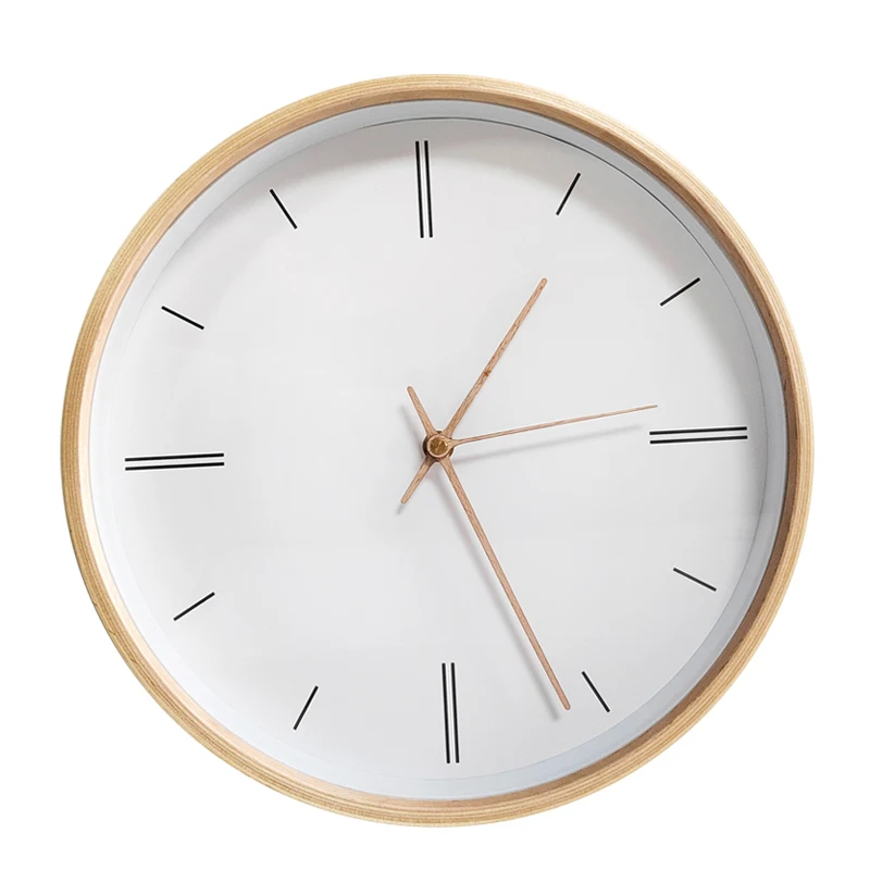Индивидуальные кварцевые настенные часы для домашнего декора с бесшумным движением DIY деревянные