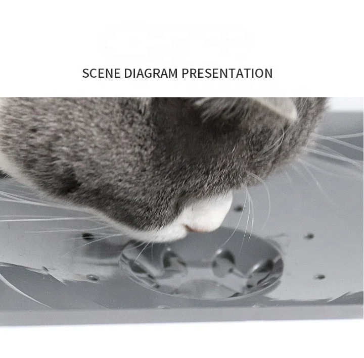 Hot Sale Not Wet Mouth Floating Anti-tip Levitation Water Feeding Pet Bowl for Dogs and Cats