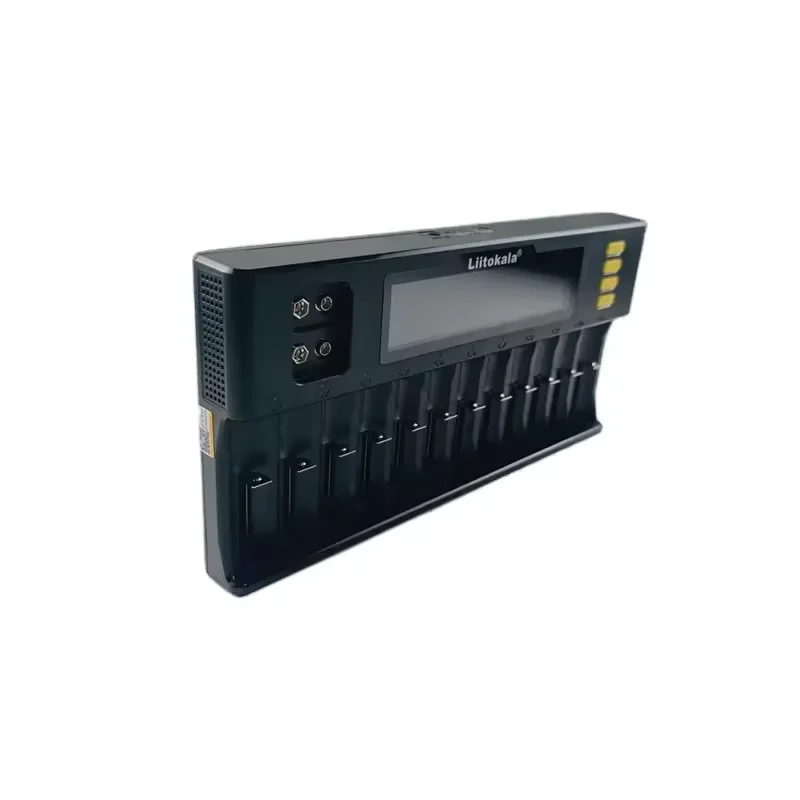 Новая версия DDP Liitokala Lii-S12 12 слотов 18650 21700 9 В ЖК-дисплей зарядное устройство 1 2 AA 3A NiMH Lii-S8