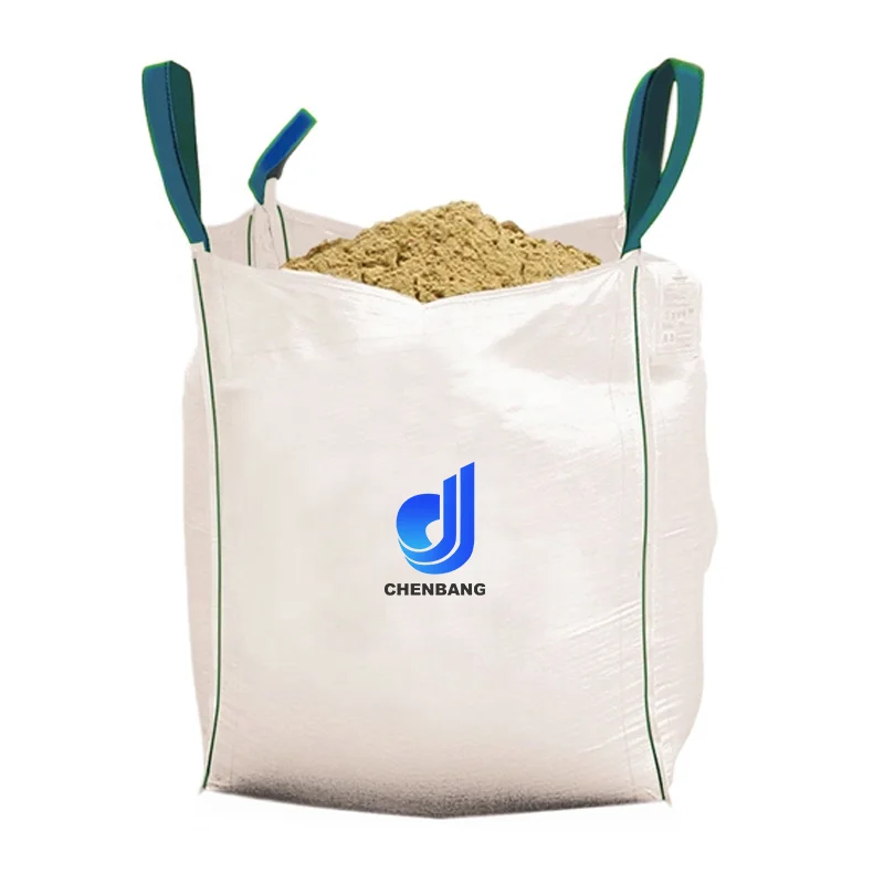 
Factory Low price bulk bag FIBC big 500kg 1000kg Jumbo Bag Dimension for hydrated lime fly ash 