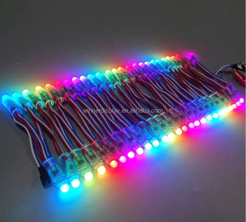 DC5V rgb pixel led light LED Pixel Modules IP68 smart WS2811 WS2801/1903 Digital Single Light String