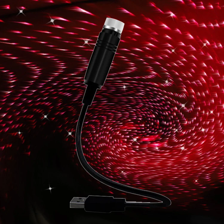  Автомобильный интерьер usb на крышу миниатюрный светодиодный Звездный лазерный светильник украшение комнаты звездное освещение автомобиля атмосферная