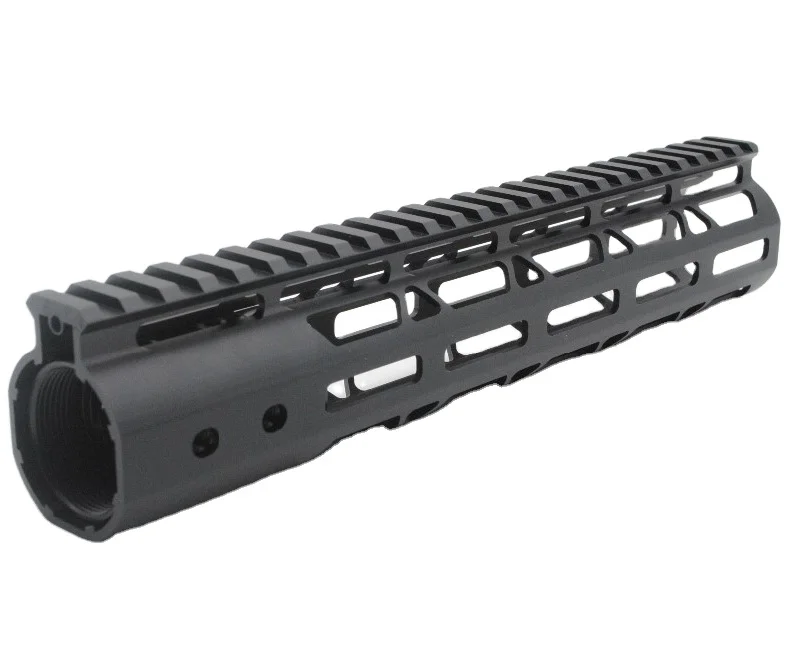 
Aplus NSR Lightweight 10 inch One Piece Style AR-15 System M-LOK Free Float MLOK AR15 Handguard with steel barrel nut 