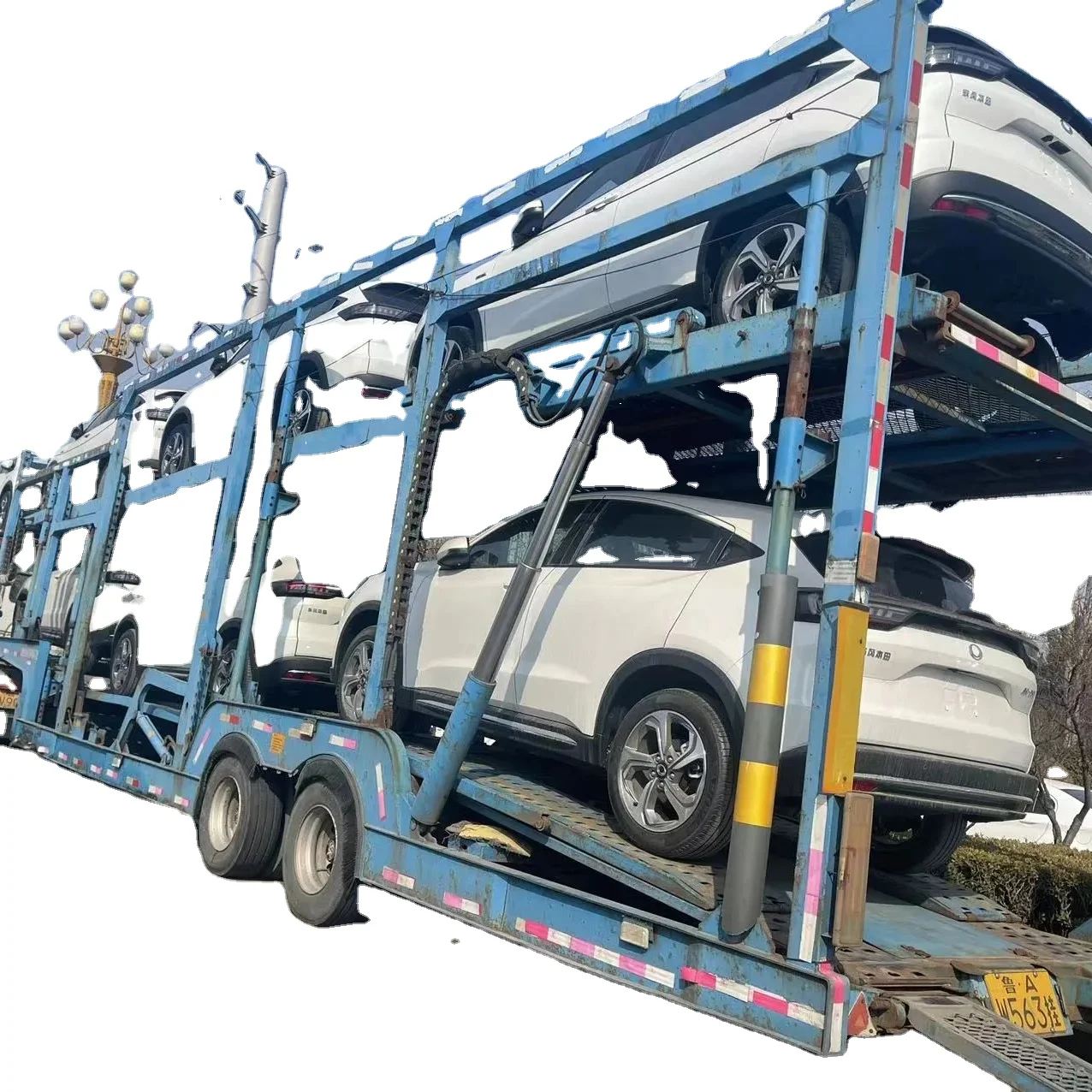 Hot selling new products car transporter trailer car trailers prices 8 car carrier trailer for sale