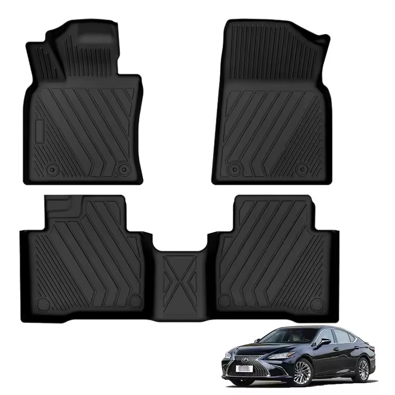 Factory Supply OEM 3D TPE Car Mats Custom Fit for Lexus ES 200 260 300 2018-2022 Hev 3D Design Car Mat Carpet