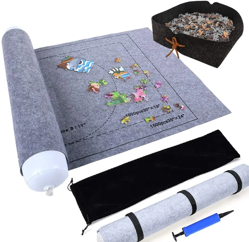 High quality fashionable quiet book page activity play mat felt magnetic puzzle mat