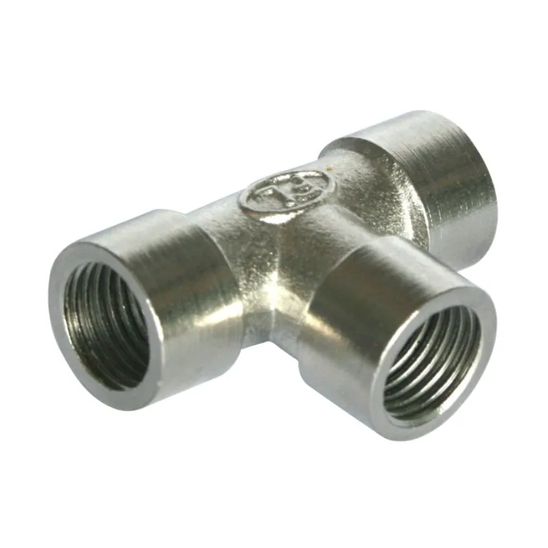 STNC Popular SP10 1/8-1/8 Male Female Elbow Connecting Type Brass Plated Nickel Transition Fitting Of Pneumatic Parts
