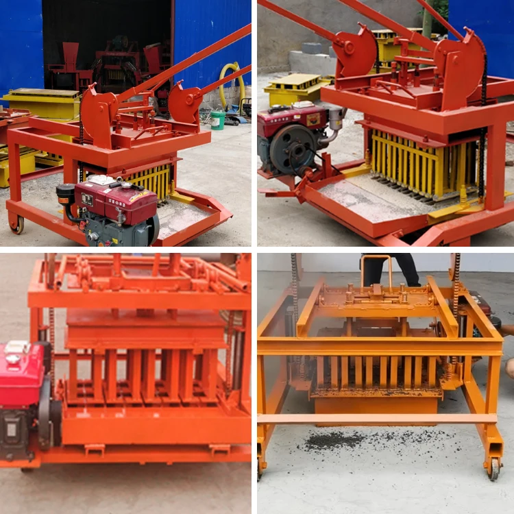 Semi-automatic cement hollow brick pavement brick making machine professional manufacturer preferential price