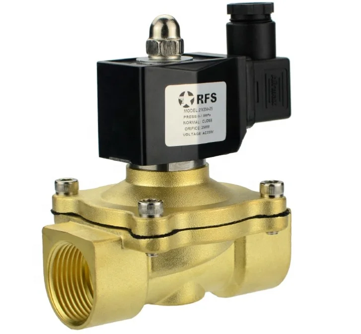 2w160-15 2W Series Direct Acting Solenoid valve Brass Stainless Steel Waterproof Normally Closed 2/2 way Solenoid Valve