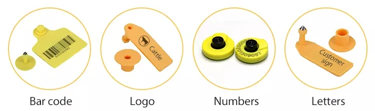 On Sale Security Waterproof Rfid Ear Tag Small Size Rfid Labels Carbon Fiber Rfid For farm management