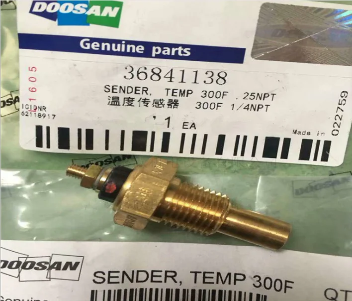 Винтовой датчик температуры компрессора IngersoII Rand 36841138 для продажи