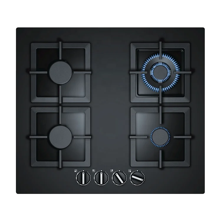 High quality best selling gas cooker 4 burner kitchen oem design table gas cooker build in cooktop