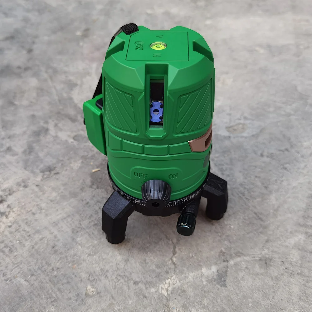 Binli wholesale self-leveling construction rechargeable lithium 5 lines green laser level Green Beam