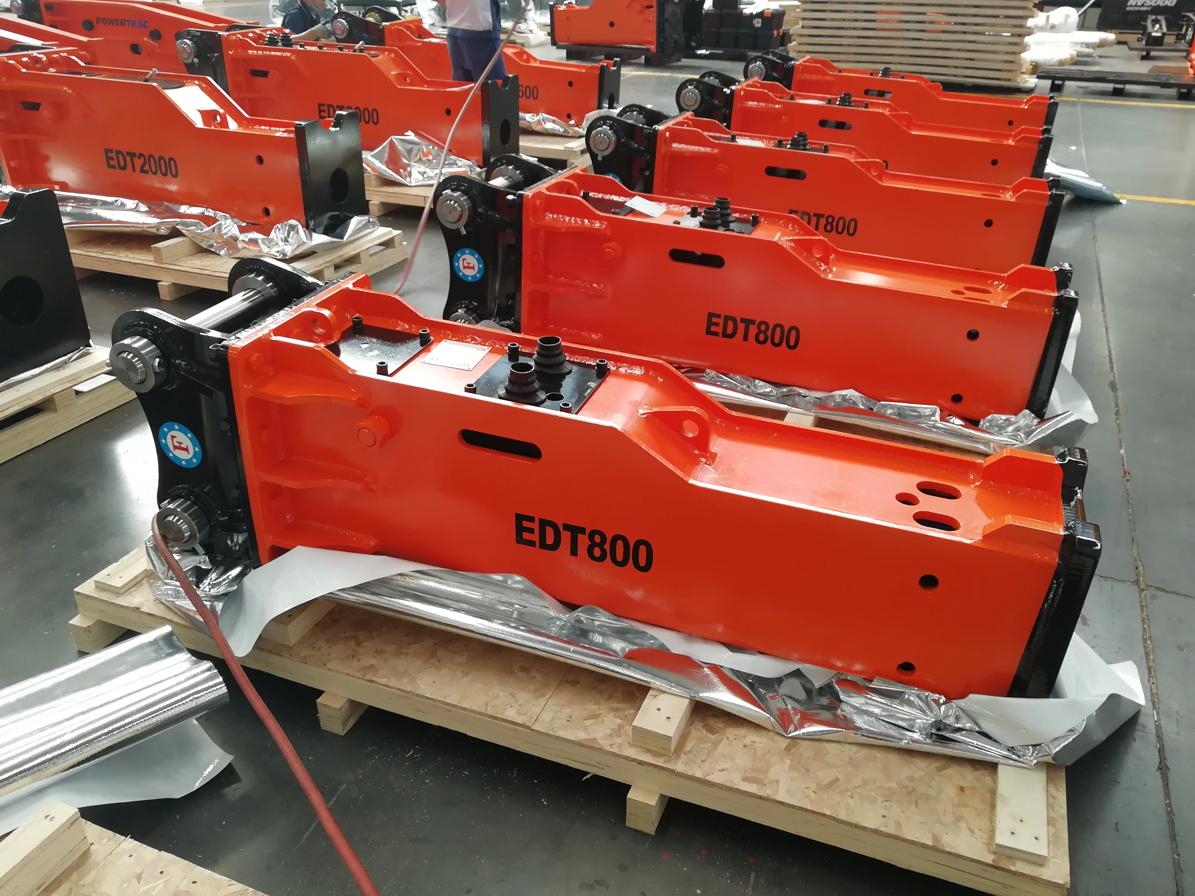 High Quality EDT800 New Condition Excavator Hydraulic Rock Breaker for Construction Machinery Factory Price