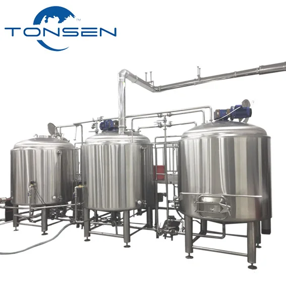 Tonsen beer equipment supplier turn key beer brewery plant 1000l commercial beer making equipment