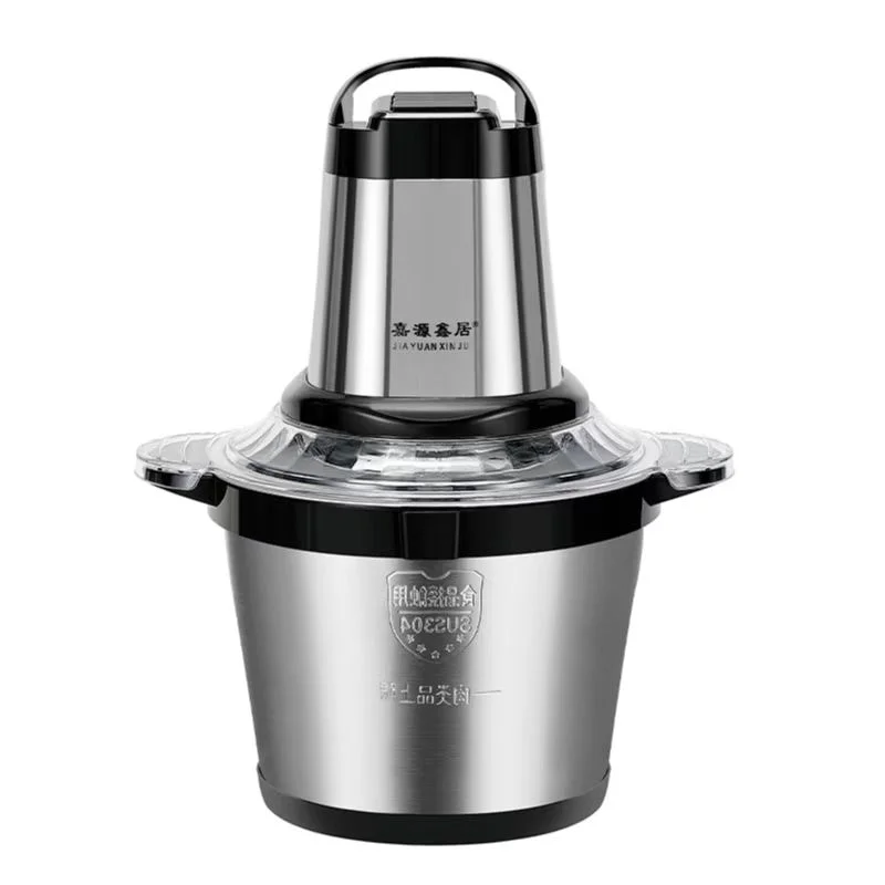 Hot Sell 2L 3L Small bocsh Meat Chopper Best Home Kitchen Food Cheap Stainless Steel Electric Meat Grinder powerful