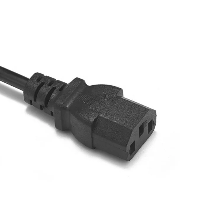 Factory Wholesale 1.2M EU Plug 220v 2 pin AC Power Cord Cable