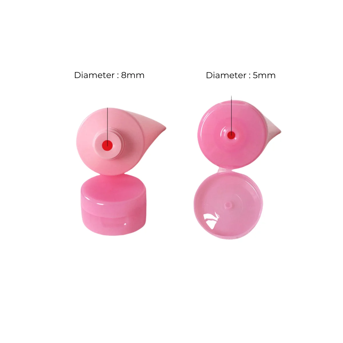 200g empty soft matte pink squeeze cosmetic tube 200ml pink flip top cap hand cream tube