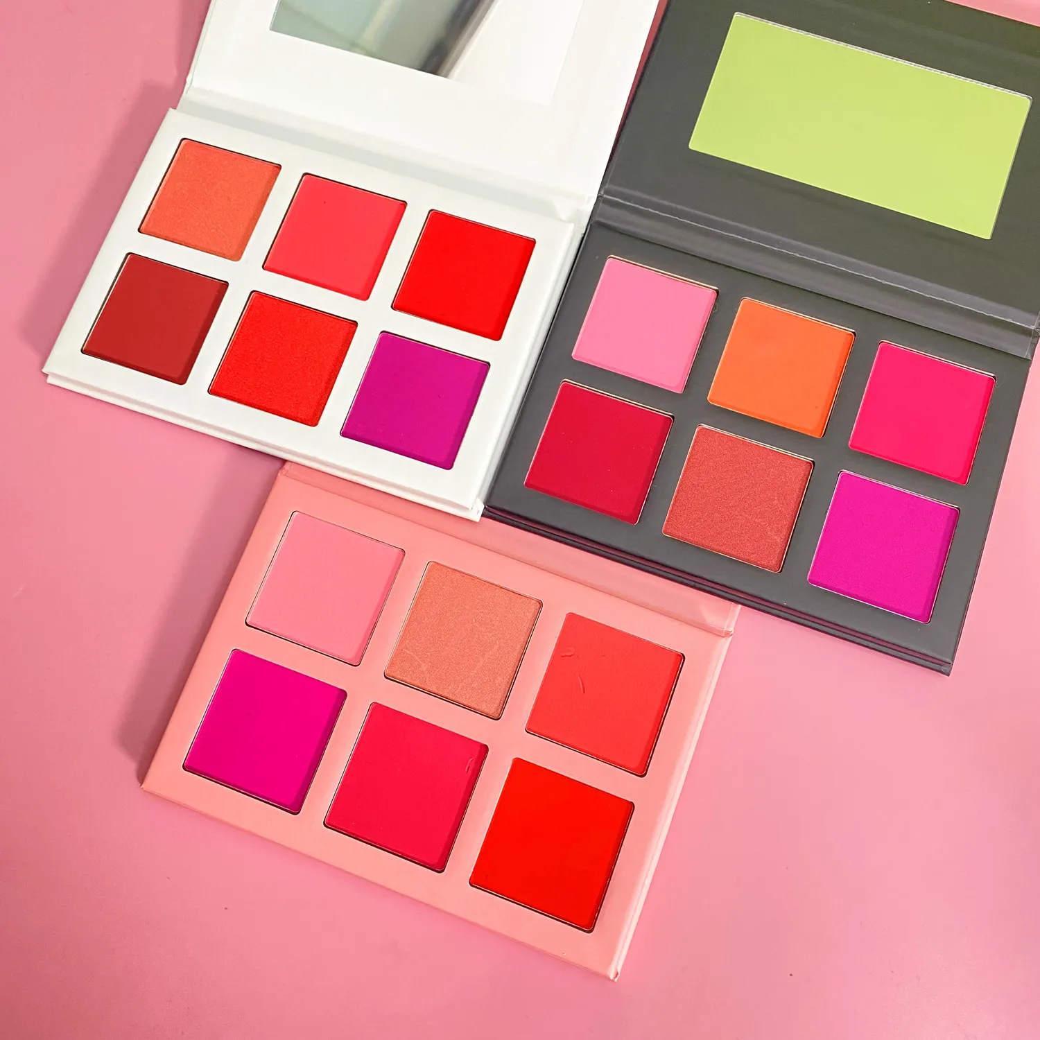 Custom Diy Blush Palette Talc-Free High Pigment Multi-use Face Makeup Vegan Waterproof Private Label Blusher Palette