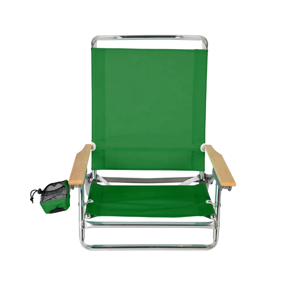 Muti-function lightweight outdoor foldable fishing camping beach chair with Towel Holder