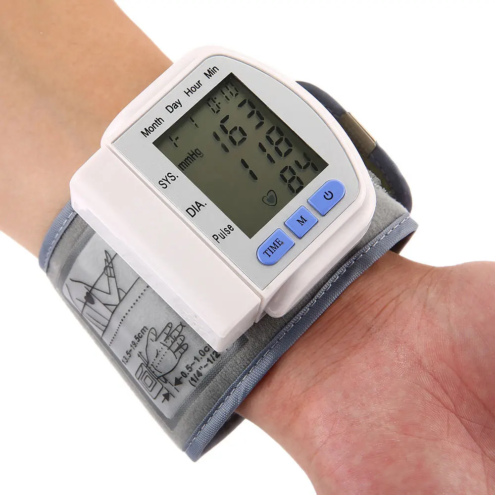 Medical Equipment Portable invasive Blood Pressure Monitor Electronic Digital Wrist Type Sphygmomanometer