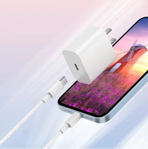 Factory Price With Original Logo Box Pd Charger Fast Charging 20W Usb-C Power Adapter Quick Charger Cable For Mobile Phone