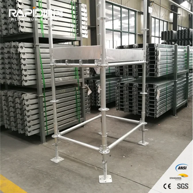 Hot Galvanized Multifunctional Modular Steel/Metal Ringlock/Allround Layher Scaffolding and Parts Price for Construction Andamio