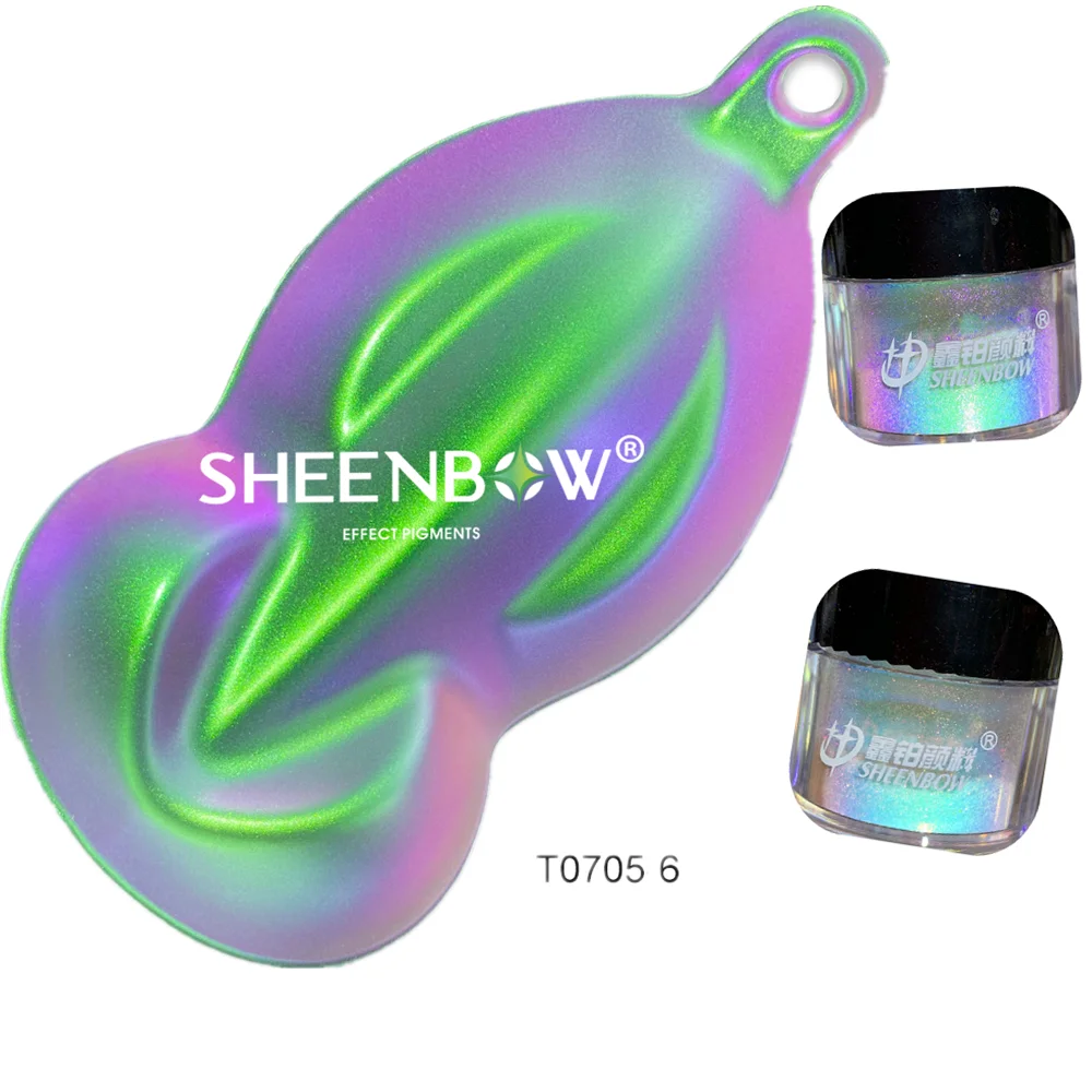 Sheenbow titanium chameleon Strong Effect Cameleon Powder Color Changing Chameleon Pigment for Nail Art Resin Car Paint