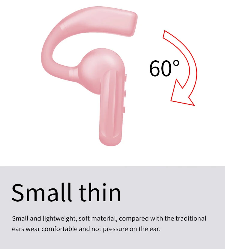 Pogo New Product Top Quality Dyy-8 BT5.0 Wireless Earbuds TWS Bone Conduction Headset Noise Cancelling Ear-hook Sports Earphone