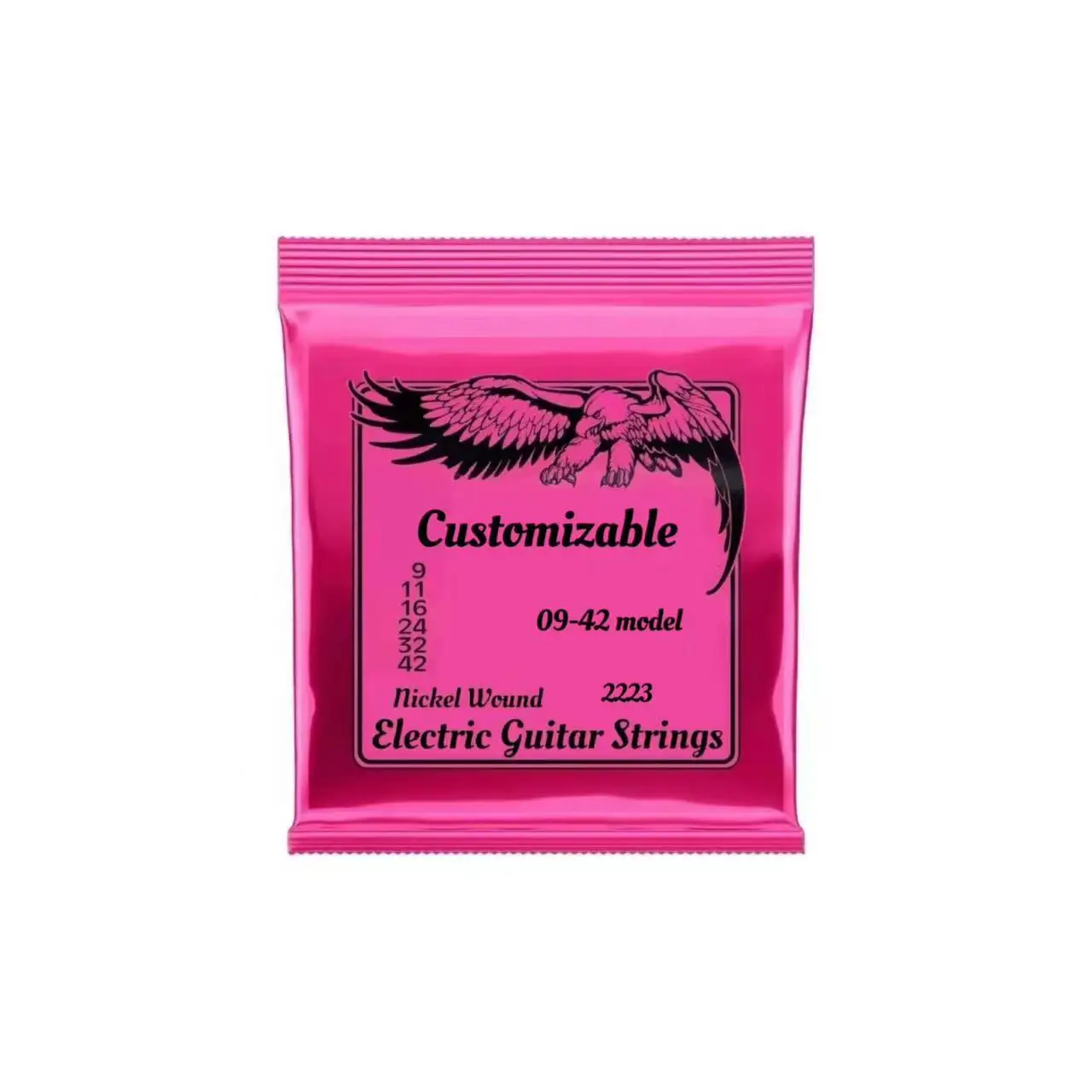 wholesale guitar string 2223 9-42 sets/pack oem custom super regular nickel wound electric guitar strings for guitar accessories