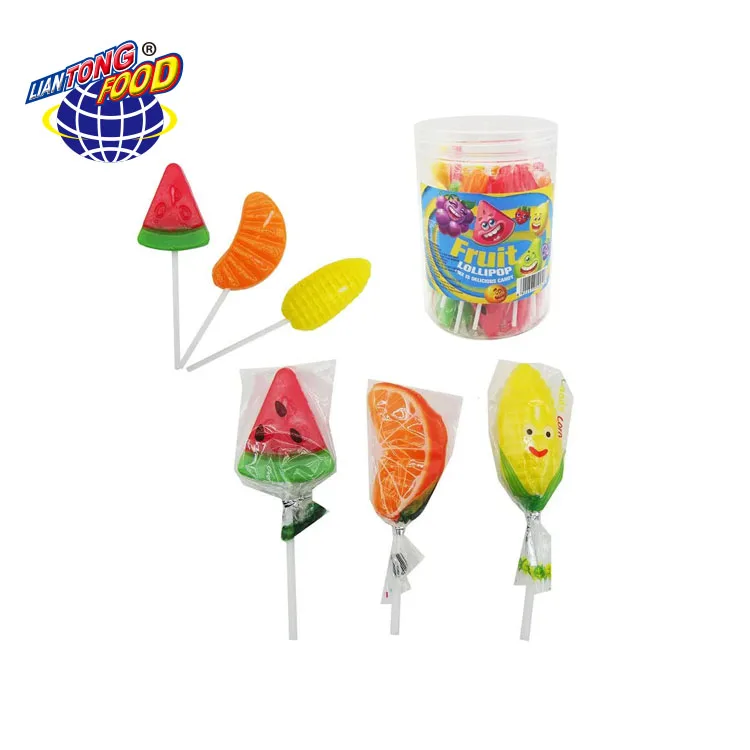 Lollipop Fruit Flavor Lollipop Normal Stick Sweet And Sour Candy