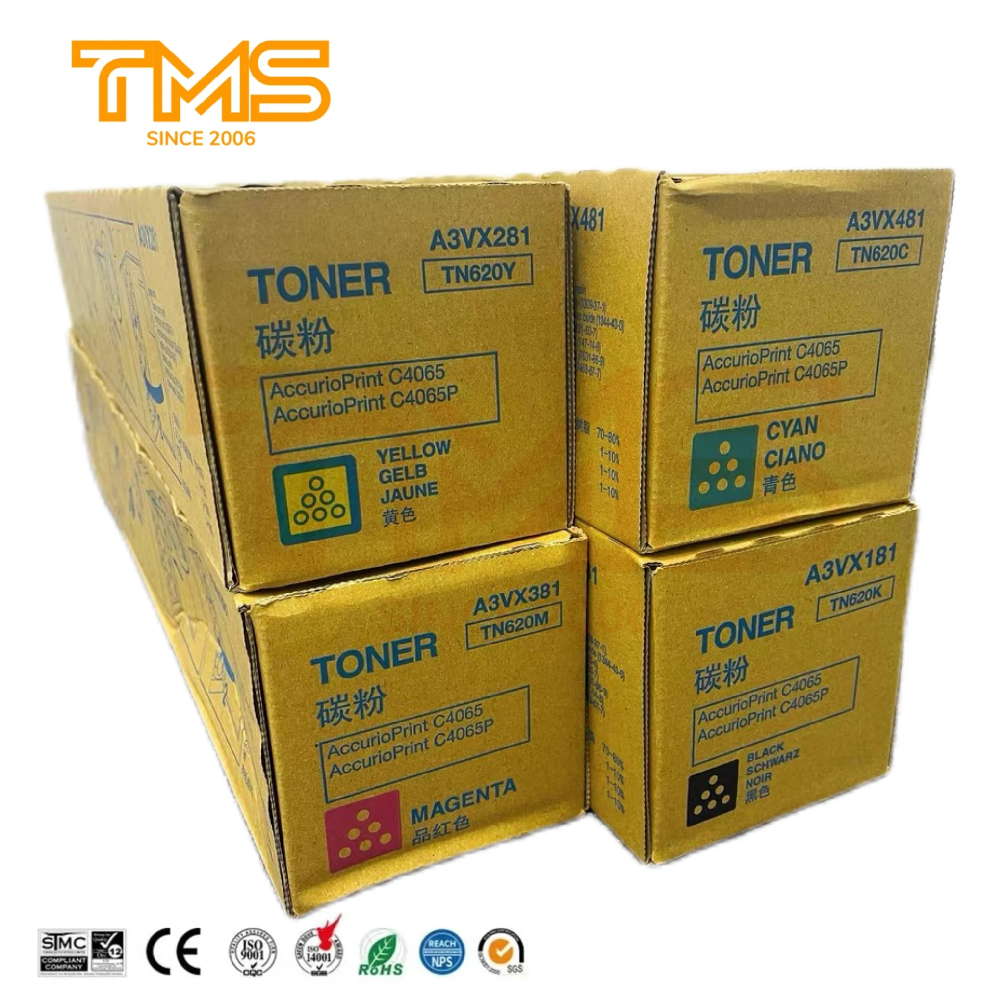Оригинальный TN620 для KONICA MINOLTA Bizhub C4065 C4065P C1060 C2060 C3070 тонер-картридж TN 620 TN-620 Тонер-новая версия