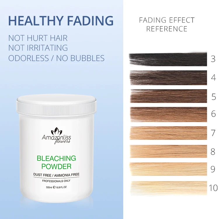 Bleach And Developer for Skin for Used Oil Chemical Private Label Hair Bleaching Powder