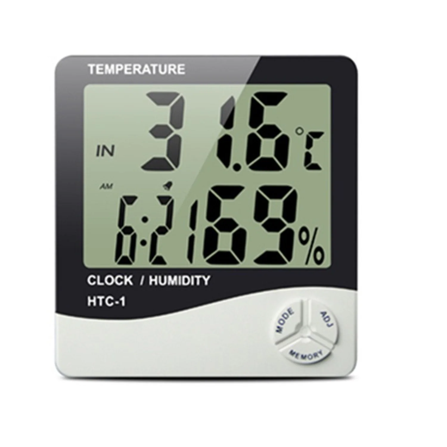 Desk or Wall Mount Digital clock  indoor humidity thermometer hygrometer
