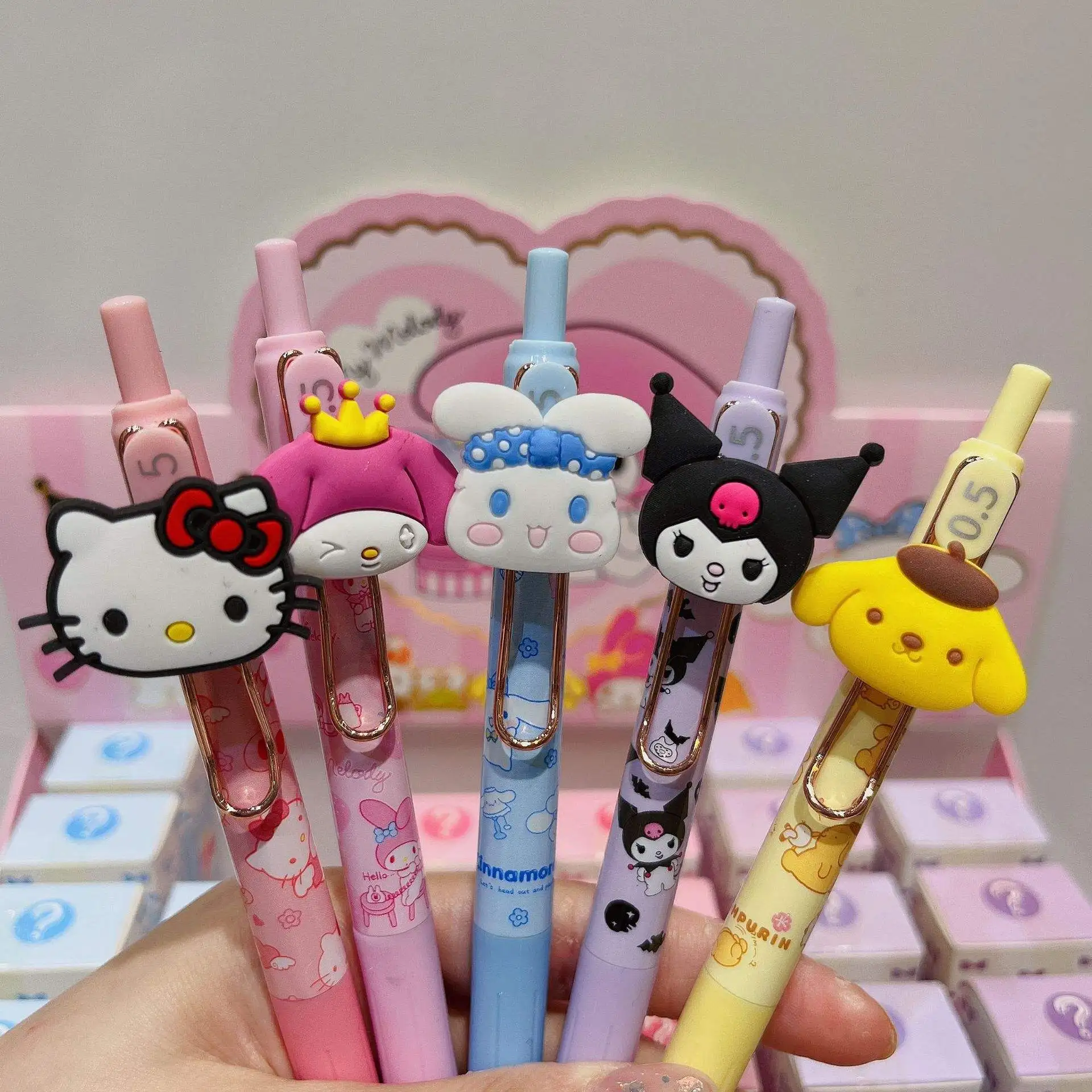 Sanrio мультфильм штора коробка пресса средней и начальной школы прекрасная