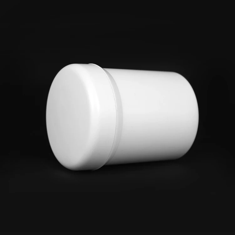 250ml empty white bio degradable material organic sustainable pla corn starch jar