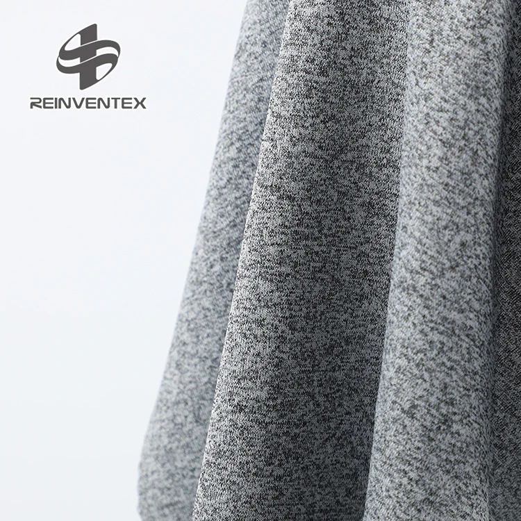 
1095 Wholesale leggings underwear knit light heather stretch grey cationic spandex fabric polyester 