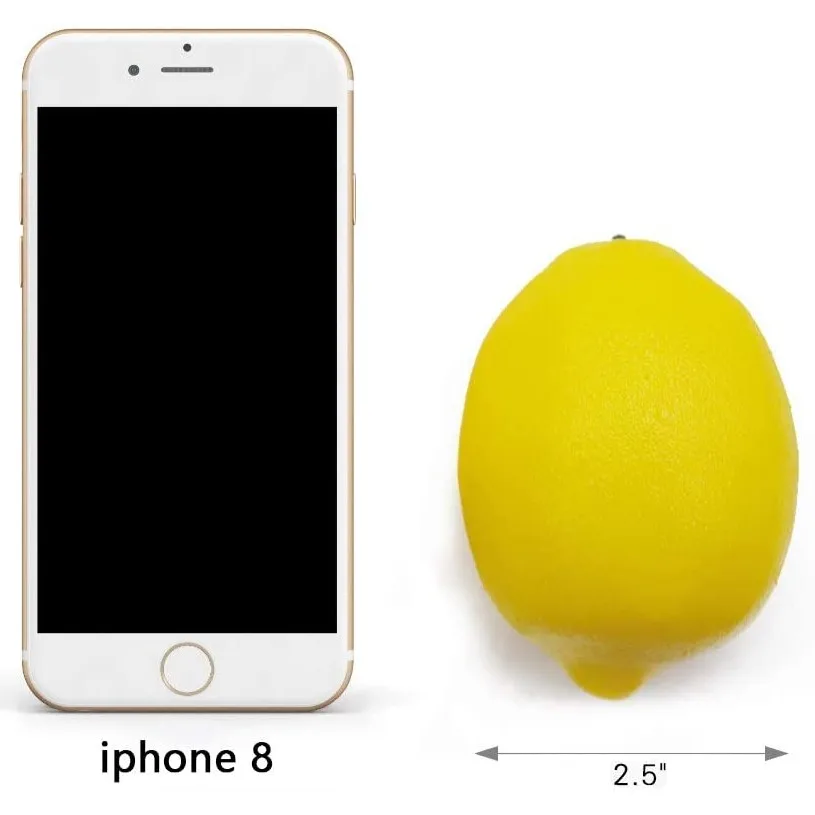 new design artificial beautiful lemon fruit mini foam lemon