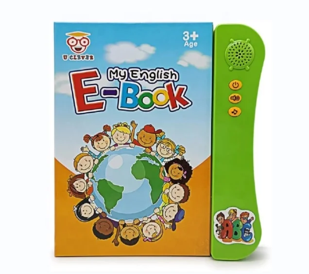 Interactive Educational Electronic Book Bilingual Toys Spanish English Talking Sound Books