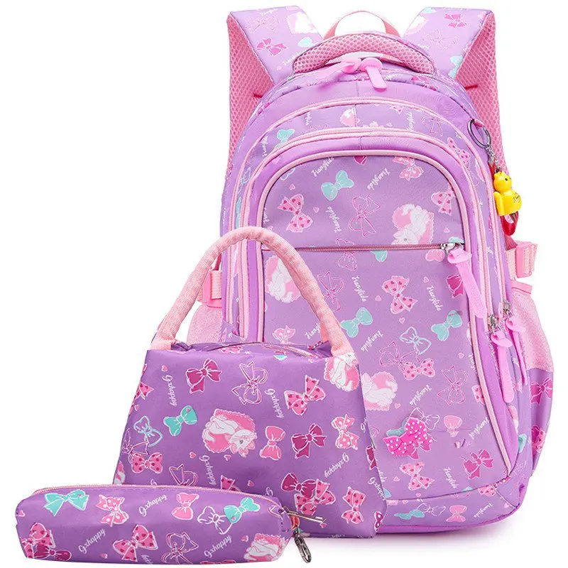 FREE SAMPLE Waterproof Children School Bags For Girls Printing School Backpacks New Travel Bag Schoolbag
