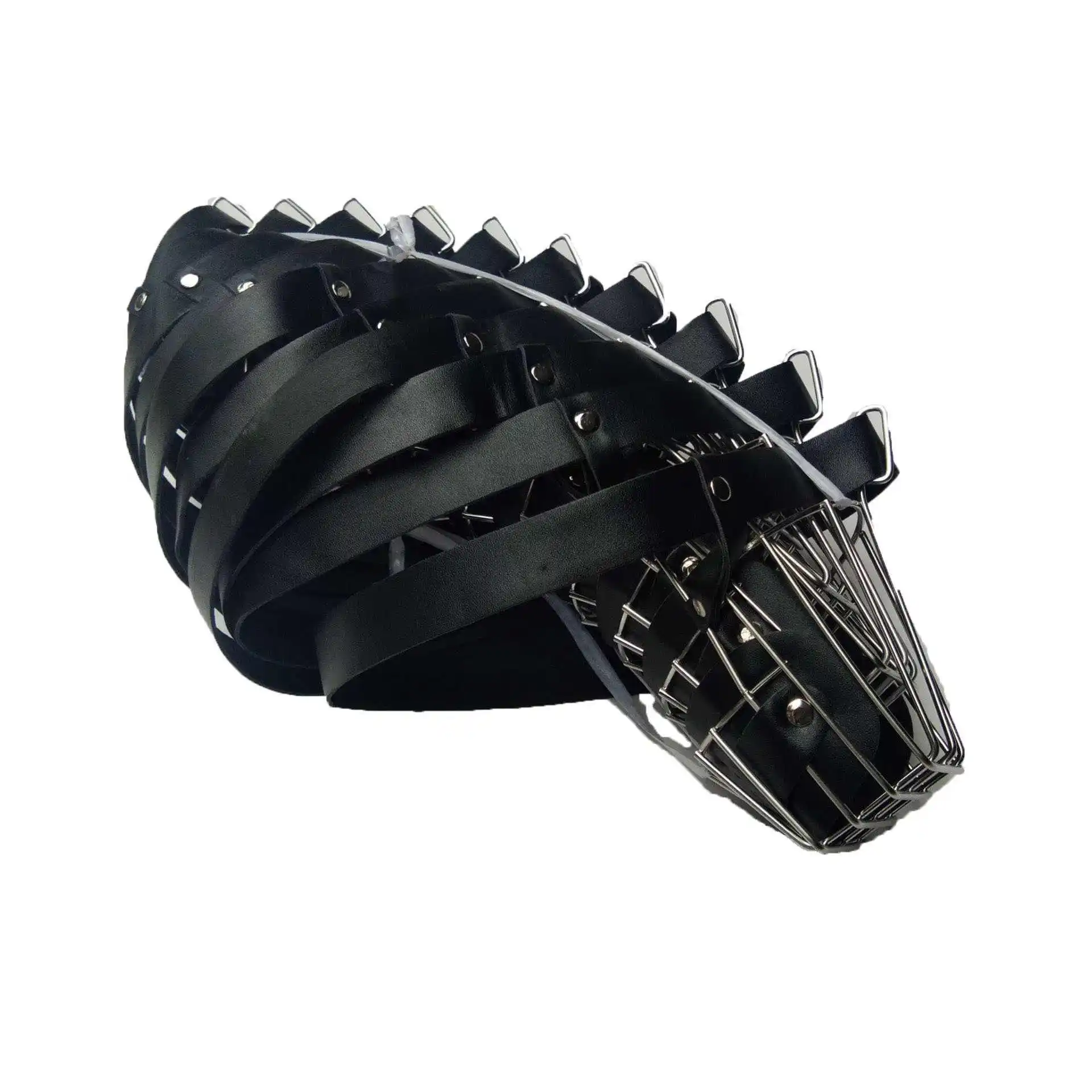Modern Household Stainless Steel Sealing Dog Cover Soft Leather Dog Mouth Cover Anti bite Dog Mouth Cage Manufacturer Wholesale