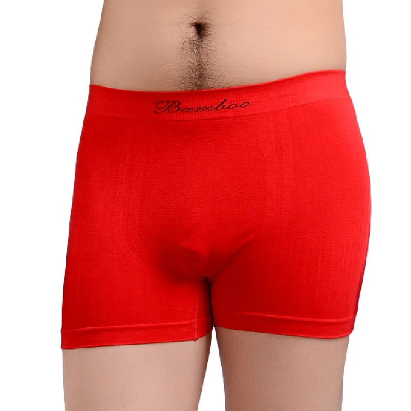 
Comfortable and Breathable Seamless Homme Bamboo Fiber Custom Underwear Boxer Shorts for Men 