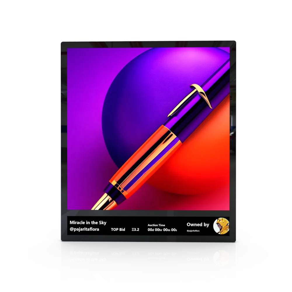Factory LCD Display 4K Android Advertising Screen 27 / 29 / 35 Inch square Touch Panel ISP Information Kiosk Sign