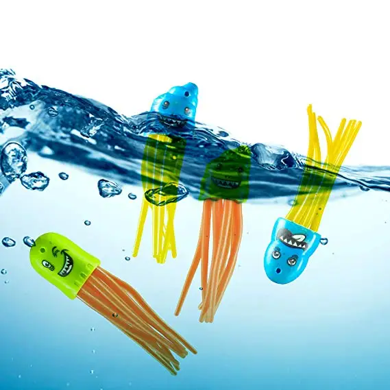 2025 High Quality Summer Water Fish Diving Ring Plastic Diving Set For Kids Diving Training Grasp Outdoor Toys For Kids