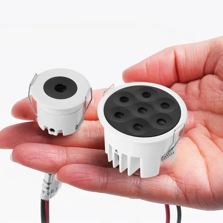 Manufacturer Anti-glare Small Size Recessed Decoration CCT Tri Color Spot Light SMD 3 5 8 15 Watt LED Dimmable Mini Downlight